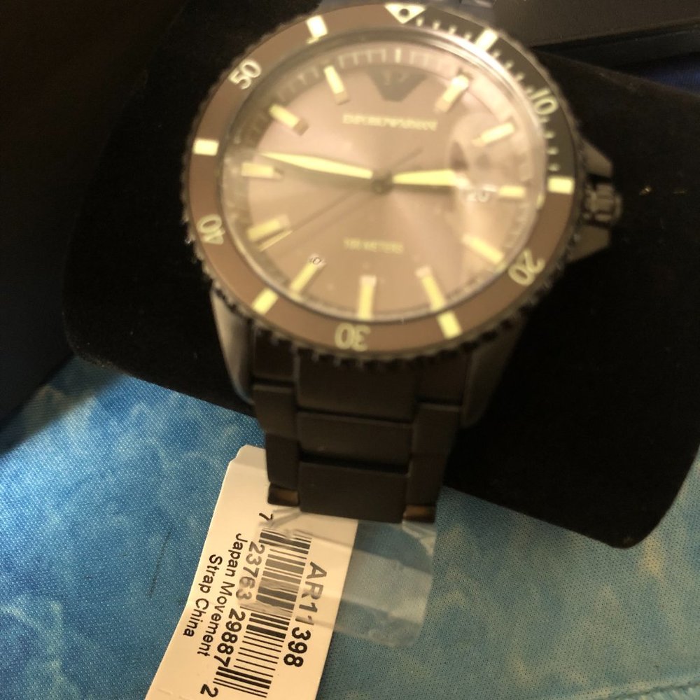 Emporio Armani AR11398 Men's Dress Watch with Stainless Steel Band